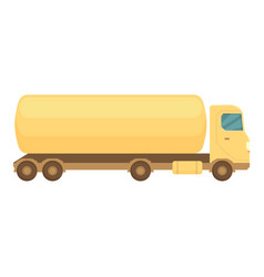 Fuel Tank Icon Cartoon Tanker Truck