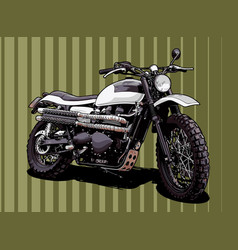 Motor Scramble White Color Template