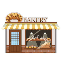 Bakery Shop Building Facade