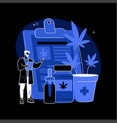 Medical Marijuana Abstract Concept