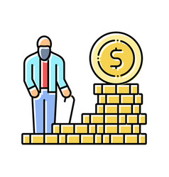 Retirement Planning Financial Advisor Color Icon