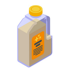 Canola Oil Bottle Icon Isometric Style