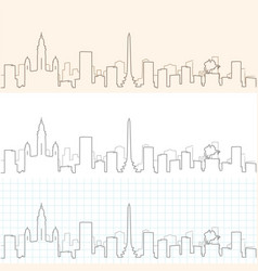 Caracas Hand Drawn Skyline