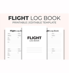 Flight Log Book Kdp Interior