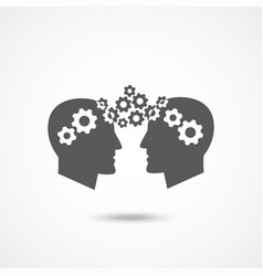 Sharing knowledge concept icon Royalty Free Vector Image