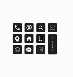 Contact Icon Set