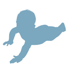 Baby Lying Silhouette