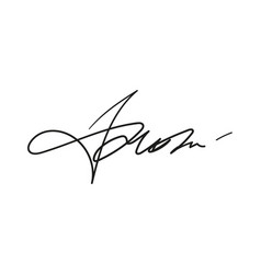 Fake Autograph Samples Hand-drawn Signatures