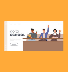 High School Education Landing Page Template