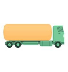 Petrol Tank Icon Cartoon Tanker Truck