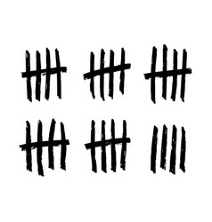 Tally Marks Count Or Prison Wall Lines Counter