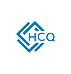 Hcq Letter Logo Design On White Background