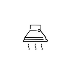 Kitchen Exhaust Fan Line Style Icon Design