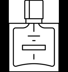 Men Perfume Glass Line Icon