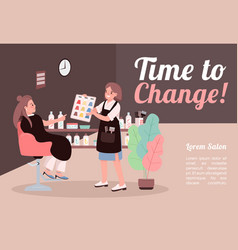 Time To Change Banner Flat Template Brochure