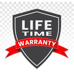 Limited Lifetime Warranty Seal Or Stamp - Flat