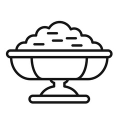 Food Treat Ice Cream Icon Outline Gelato