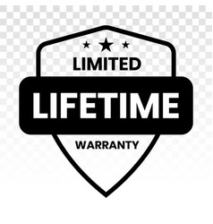 Limited Lifetime Warranty Seal Or Stamp