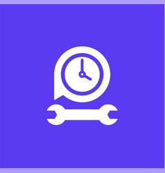 Maintenance Time Service Icon