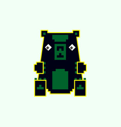 Pixel Art Toy Bear