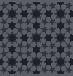 Seamless Gray Geometric Background Pattern