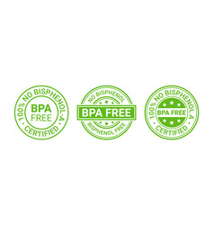 Bpa Free Stamp Set Of Eco Packaging Icons