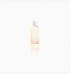 Glass Perfume Cosmetic Package Realistic Mockup