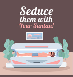 Tanning Social Media Post Mockup Seduce Them