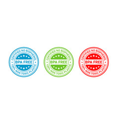 Bpa Free Stamp Eco Packaging Stickers