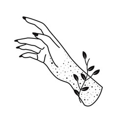 Hand Surreal Astrology Style