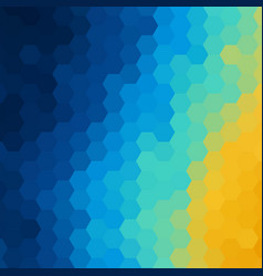 Blue And Yellow Background Modern Polygonal