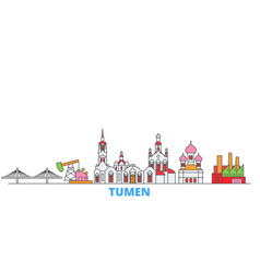 Russia Tumen Line Cityscape Flat Travel