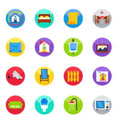 Pack Of Home Interior Flat Icons