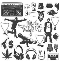 Hip Hop Icon Set