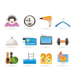 Hotel And Motel Amenity Icons