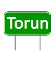 Torun Road Sign