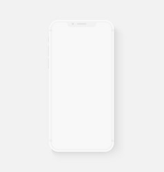 Floating Soft Realistic White Smartphone Mockup