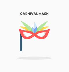 Carnival Mask Flat Icon