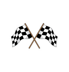 Checkered Race Flag Flat