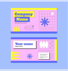 Trendy Business Card Template