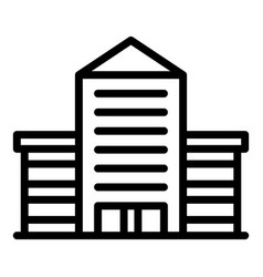 Business Building Icon Outline Store