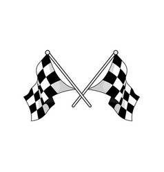 Checkered Race Flag Flat