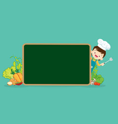 Cute Little Chef Cooking Meal Menu 9