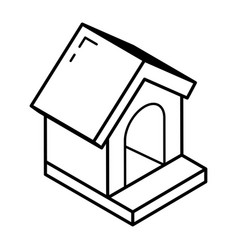 Icon Of Hut Line Design