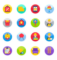 Pack Of Interior Flat Icons