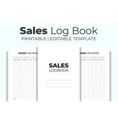 Sales Log Book Kdp Interior