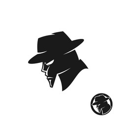 Hacker Spy Secret Agent Logo Design