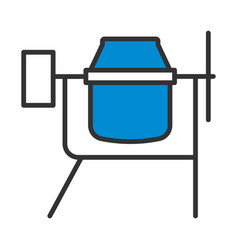 Icon Of Concrete Mixer