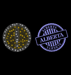 Rubber Alberta Stamp Seal And Flare Net Warning