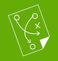 Soccer Strategy Icon Green